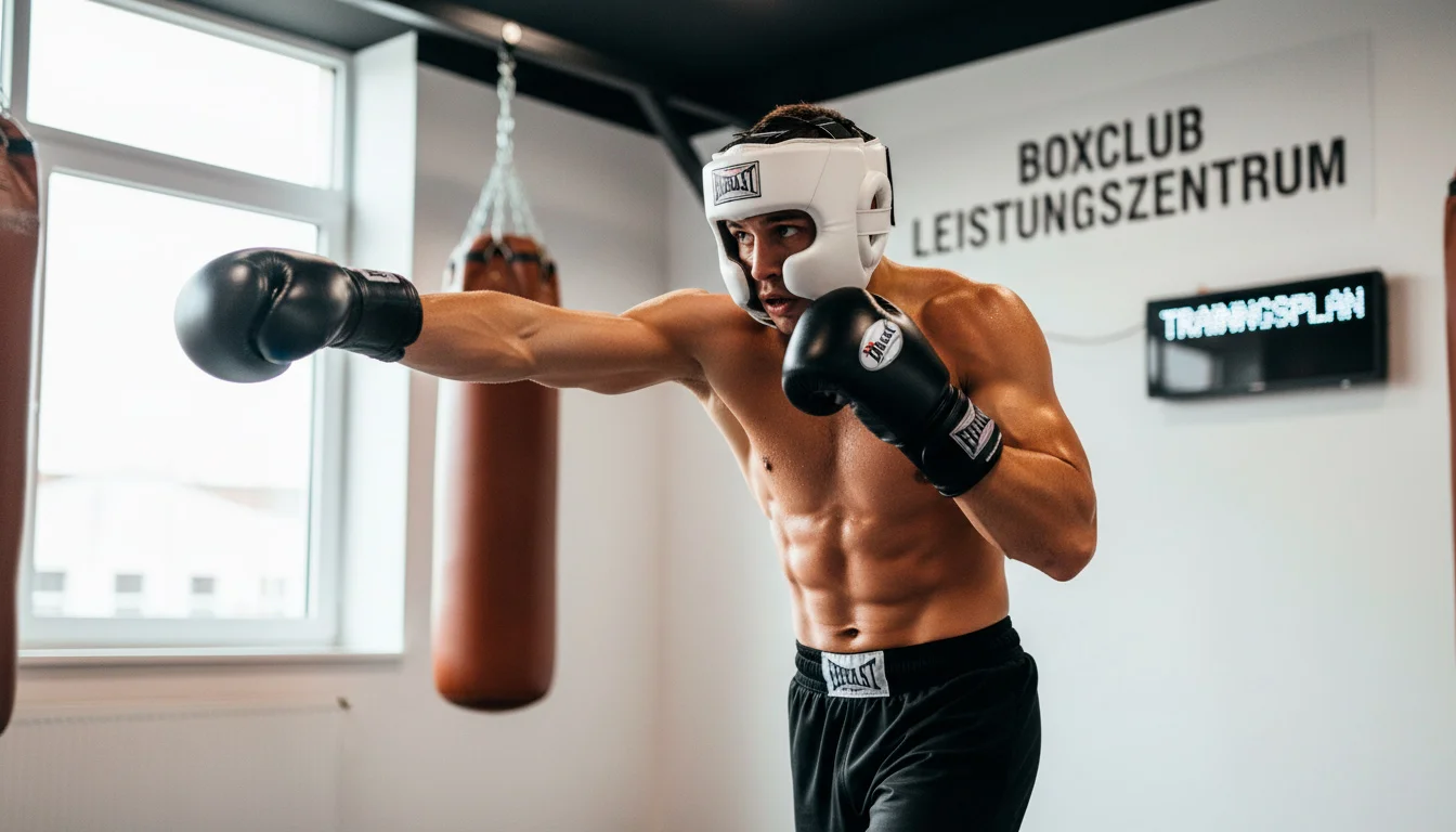Boxer in Auslage im Boxring - Kampfstilanalyse für Boxwetten